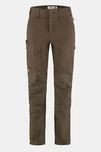 Bever Fjällräven forest hybrid broek dames groen aanbieding