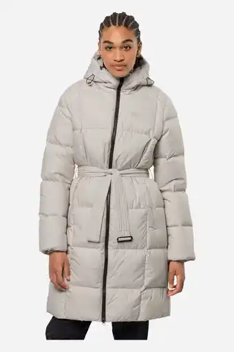 Bever Jack wolfskin frozen lake donsjas dames wit aanbieding