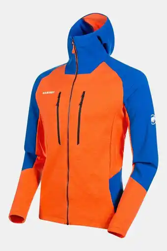 Bever Mammut eiswand advanced hooded vest oranje aanbieding