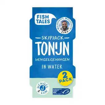 Coop Fishtales 2-pack tonijn in water aanbieding