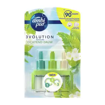 Coop Ambi pur 3volution ochtend dauw luchtverfrisser navulling aanbieding