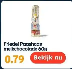 Ochama Friedel paashaas melkchocolade 60g aanbieding