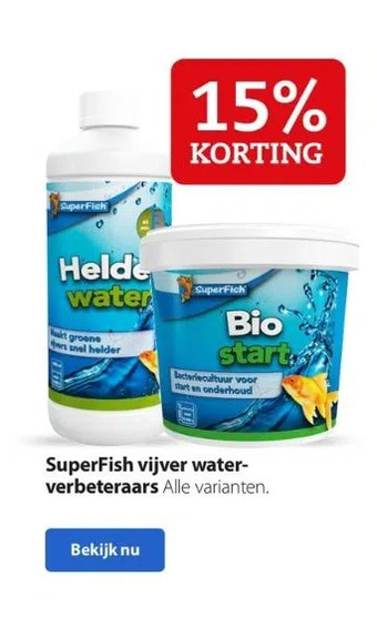 Pets Place Superfish vijver waterverbeteraars aanbieding