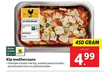 Lidl Kip Mediterraans 450 gram aanbieding