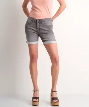 terStal Dames jogg jeans short (grijs) grijs in maat aanbieding