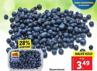 Lidl Blauwe Bessen 28% Korting aanbieding