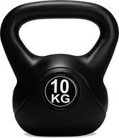 Bol.com Virtufit pvc kettlebell - gewichten - 10 kg - zwart - kettle bell - kettlebells aanbieding