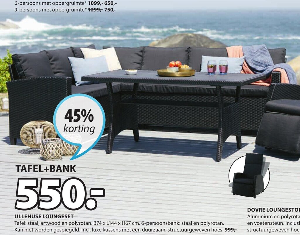 Ullehuse Loungeset aanbieding bij Jysk