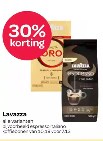 Spar Lavazza aanbieding