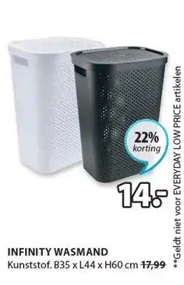 Jysk Infinity wasmand aanbieding