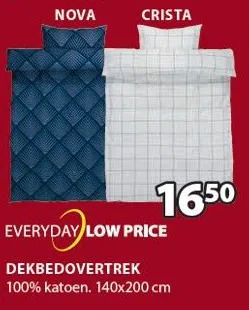 Jysk Dekbedovertrek aanbieding