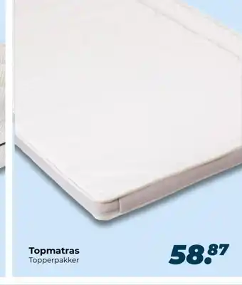 Beddenreus Topmatras Topperpakker aanbieding