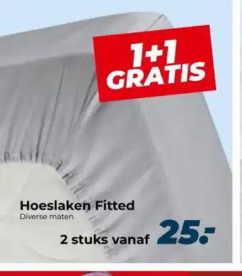 Beddenreus Hoeslaken Fitted aanbieding