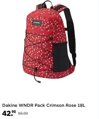 Coolblue Dakine WNDR Pack Crimson Rose 18L aanbieding