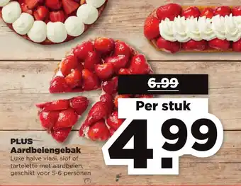 PLUS Aardbeiengebak aanbieding