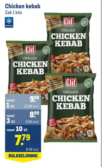 Makro Chicken kebab aanbieding