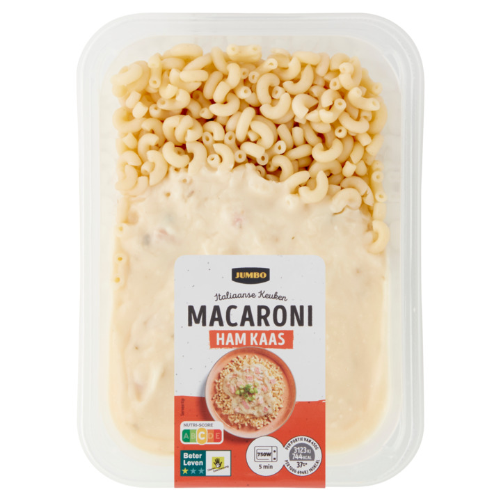 Jumbo macaroni ham kaas 450g aanbieding bij Jumbo