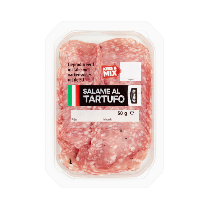 Jumbo salame al tartufo 50g aanbieding bij Jumbo