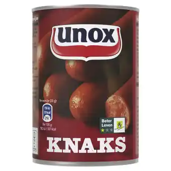 Jumbo Unox knakworst knaks 400g aanbieding