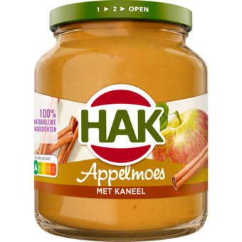 Jumbo Hak appelmoes met kaneel 355g aanbieding
