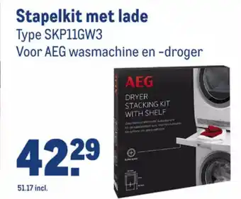 Makro AEG Stapelkit Met Lade aanbieding