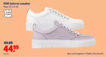 Makro KNK Lederen Sneaker aanbieding