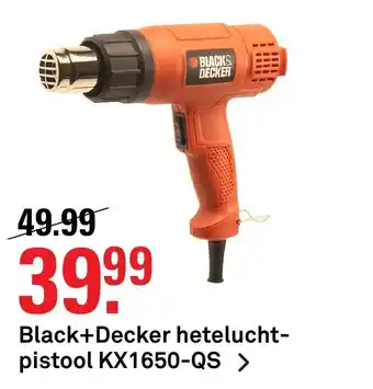 Karwei Black+decker heteluchtpistool kx1650-qs aanbieding