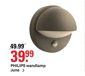 Karwei Wandlamp june aanbieding