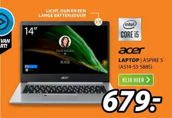 Expert Acer Laptop  I  ASPIRE 5 (A514-53-5885) aanbieding