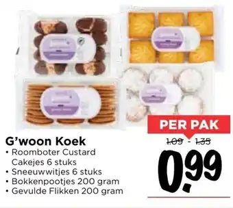 Vomar Voordeelmarkt G'woon Koek aanbieding