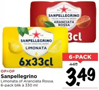 Vomar Voordeelmarkt Sanpellegrino 330ml aanbieding