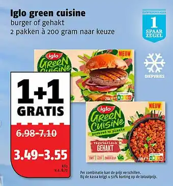 Poiesz Iglo green cuisine aanbieding