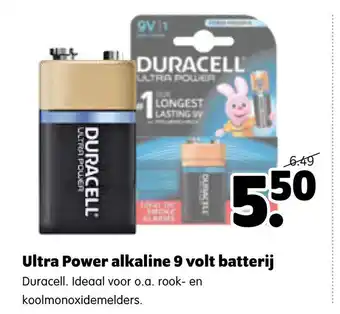 Plentyparts Ultra Power alkaline 9 volt batterij aanbieding