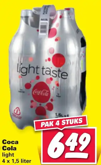 Nettorama Coca Cola 4x1.5 liter aanbieding