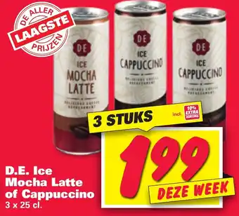 Nettorama D.E. Ice Mocha Latte of Cappuccino 25cl. aanbieding