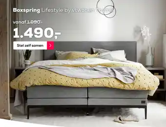 Swiss Sense Boxspring Lifestyle by vtwonen Thyme aanbieding