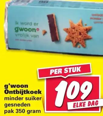 Nettorama G'woon Ontbijtkoek 350g aanbieding