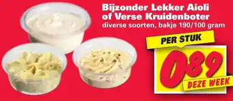 Nettorama Bijzonder Lekker Aioli of Verse Kruidenboter 190/100g aanbieding