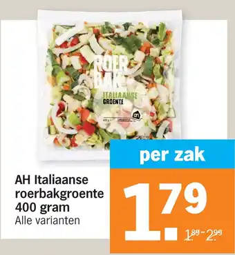 Albert Heijn AH Italiaanse roerbakgroente 400 gram aanbieding