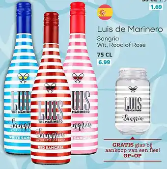 Mitra Luis de Marinero Sangria Wit, Rood of Rosé aanbieding