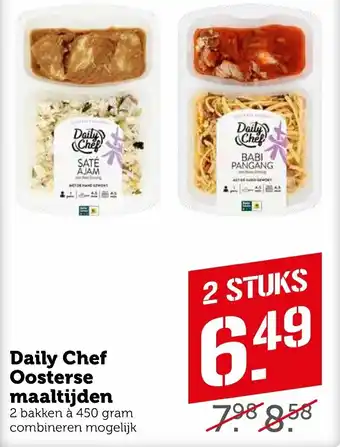 Coop Daily Chef Oosterse maaltijden 450g aanbieding