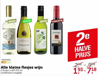 Coop Alle kleine flesjes wijn 187-375ml aanbieding