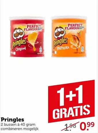 Coop Pringles 40g aanbieding