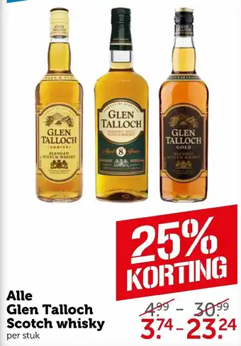 Coop Alle Glen Talloch Scotch whisky aanbieding