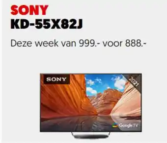 MediaMarkt SONY KD-55X82J aanbieding