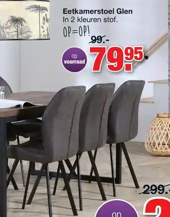 Budget Home Store Eetkamerstoel Glen aanbieding