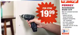 ALDI Accuschroevendraaier 3.6 V aanbieding