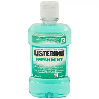 Action Listerine mondwater fresh mint aanbieding