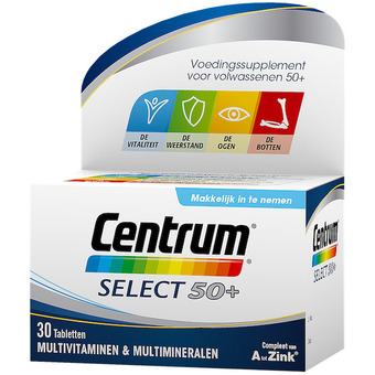 Action Centrum multivitaminen & multimineralen select 50+ aanbieding