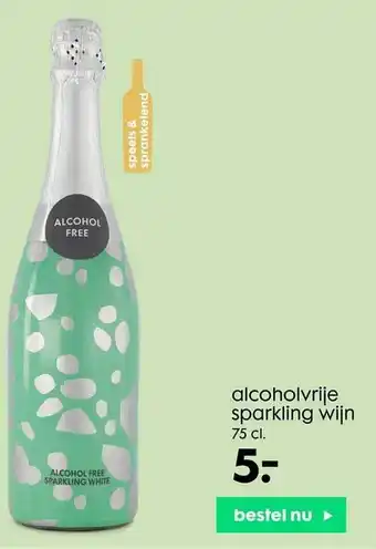 HEMA Alcoholvrije Sparkling Wijn aanbieding